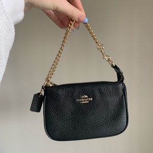 Coach mini wallet wristlet